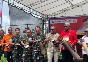 Dandim 1710/Mimika Hadiri Launching Koperasi Merah Putih untuk Perkuat Ekonomi Rakyat di Kabupaten Mimika