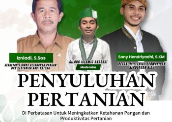 Peduli Dengan Keberlangsungan Masyarakat Tani, HMI Cabang Natuna Laksanakan Penyuluhan Pertanian