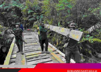 TNI dan Warga Tak Menyerah: Jembatan yang Dirusak OPM Kini Jadi Simbol Keberanian