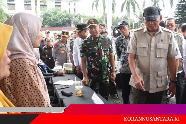 Panglima TNI dan Menhan Sidak Pusdik Armed, Mantapkan Dukungan Program Pemerintah