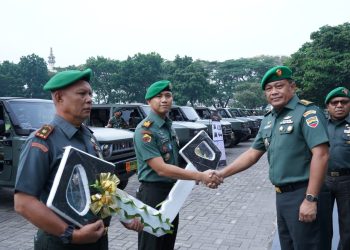Irdam I/BB Secara Simbolis Serahkan 62 Unit Ransus Maung Garuda ke Satuan Jajaran Kodam