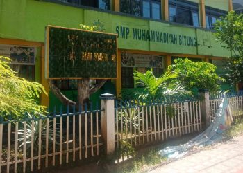 Dinas Kebersihan Kota Bitung Diminta Perhatikan Lingkungan Hidup, Potongan Pohon Mengganggu Akses SMP Muhammadiyah
