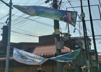 Dorong Estetika Kota dan Peningkatan PAD, Satpol PP Kota Padangsidimpuan Tertibkan Spanduk dan Baliho Langgar Perda