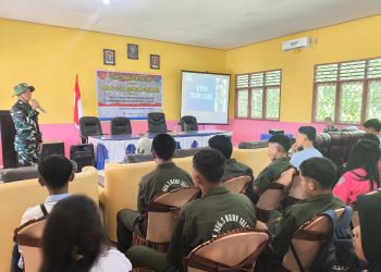 Satgas TMMD Kodim 1506/Namlea Sosialisasi Anti-Radikalisme di SMK Negeri 3 Buru Selatan