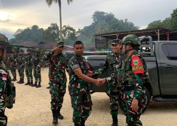 Asops Kodam Kasuari Tinjau Kesiapan Satgas di Pos Kotis Kumurkek
