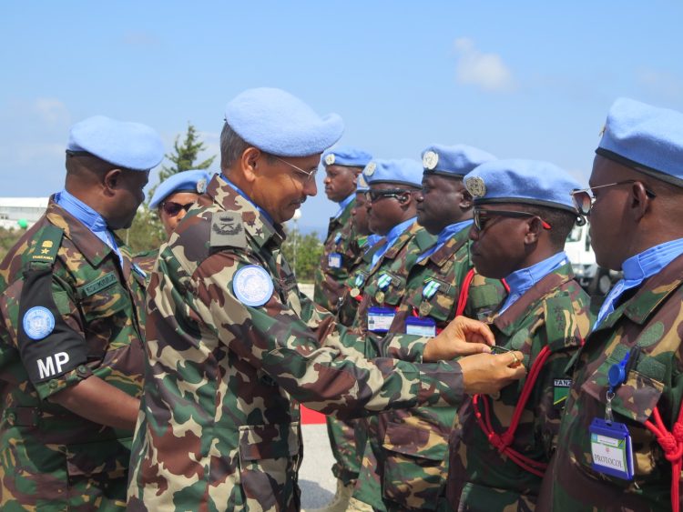 Dansatgas FHQSU XXVI-Q Hadiri Medal Parade Kontingen Tanzania SWMPU di Naqoura, Lebanon