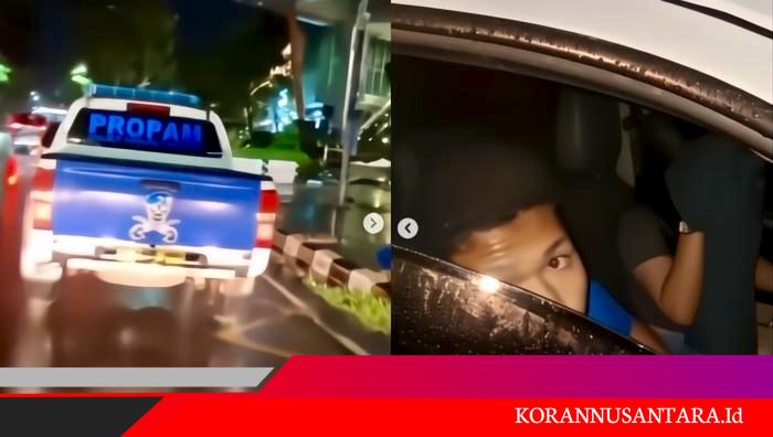 Viral di Media Sosial, Mobil Dinas Propam Tabrak Lari dan Keliling Kota Medan, Tercuat Dikendarai Oleh Sang Anak