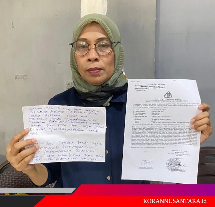 Laporan Polisi Kasus Penggelapan Dana Perusahaan di Tahun 2023, Suraedah : Harap Ada Titik Terang