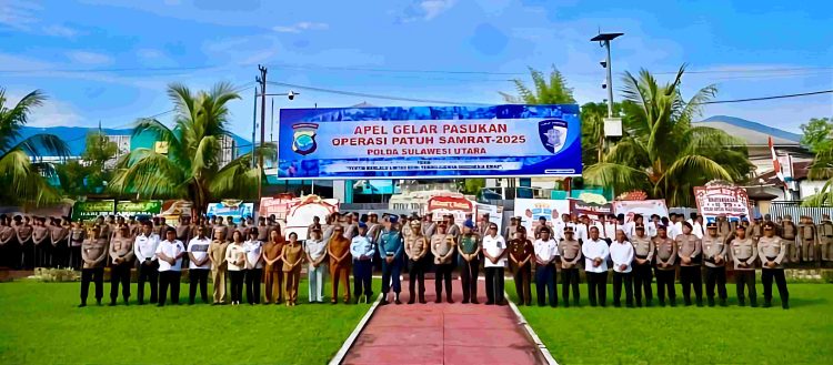 Polda Sulut Resmi Luncurkan Operasi Patuh Samrat 2025, Berlangsung Selama Dua Pekan Mulai Tanggal 14 hingga 27 Juli 2025