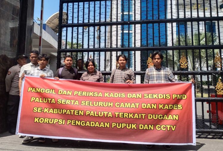 GAS Gelar Aksi di Kejatisu, Desak Kadis dan Sekdis PMD di Tangkap dan Penuntasan Dugaan Korupsi Pupuk dan CCTV di Paluta