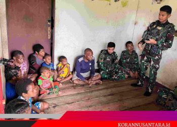TNI dan Warga Bersatu dalam Iman: Pos Dinmot Gelar Ibadah Minggu Penuh Makna di Perbatasan