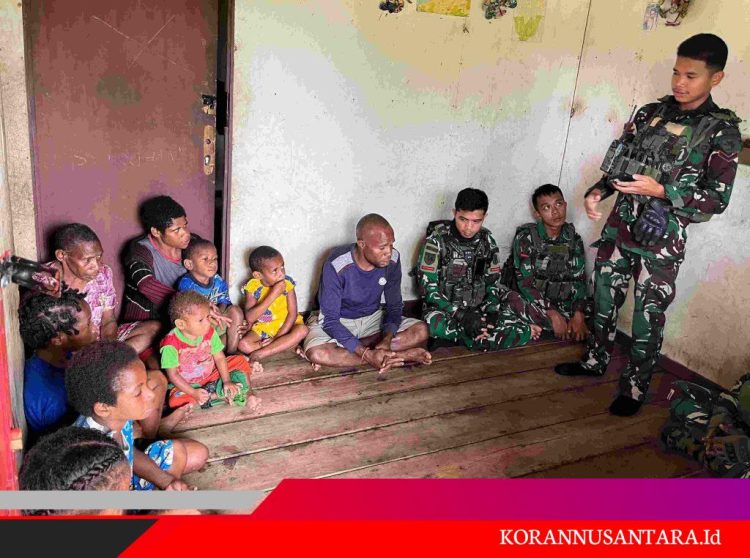 TNI dan Warga Bersatu dalam Iman: Pos Dinmot Gelar Ibadah Minggu Penuh Makna di Perbatasan