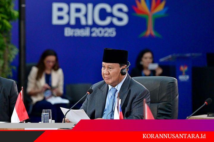 Hadiri di KTT BRICS 2025, Presiden Prabowo Tegaskan Komitmen Indonesia pada Perdamaian dan Reformasi Global