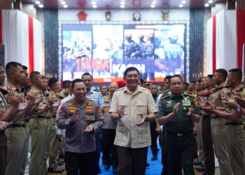 Dihadapan 2.000 Capaja TNI-Polri Menhan Sjafrie Tekankan Sikap Patriotisme dan Integritas