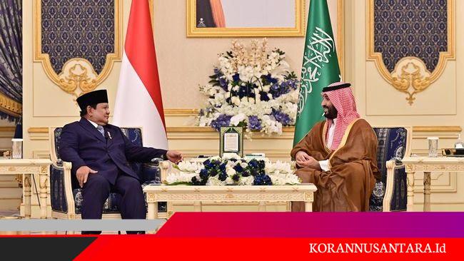 Presiden Prabowo Temui Pangeran MBS: Jalin Kesepakatan Dibidang Ekonomi, Energi hingga Pertahanan