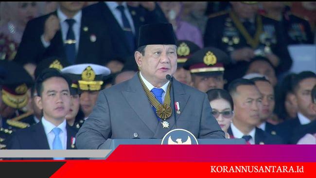Presiden Prabowo: Negara Butuh Polisi yang Lindungi Rakyat Lemah dan Miskin