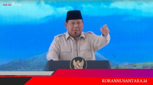Prabowo Perintahkan Jaksa Agung-Kapolri Tindak Tegas Penggiling Padi Nakal: Rugikan Negara Rp.100 T