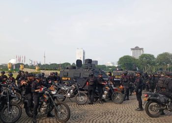 Polri dan TNI Gelar Patroli Skala Besar di Jakarta dan Sekitarnya