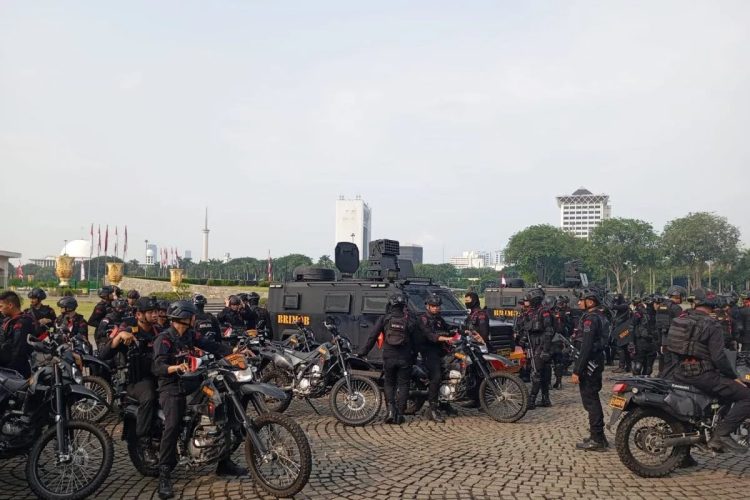 Polri dan TNI Gelar Patroli Skala Besar di Jakarta dan Sekitarnya