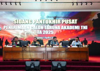 Panglima TNI Pimpin Sidang Pantukhir Pusat Taruna TNI 2025: Tekankan Integritas sebagai Fondasi Prajurit