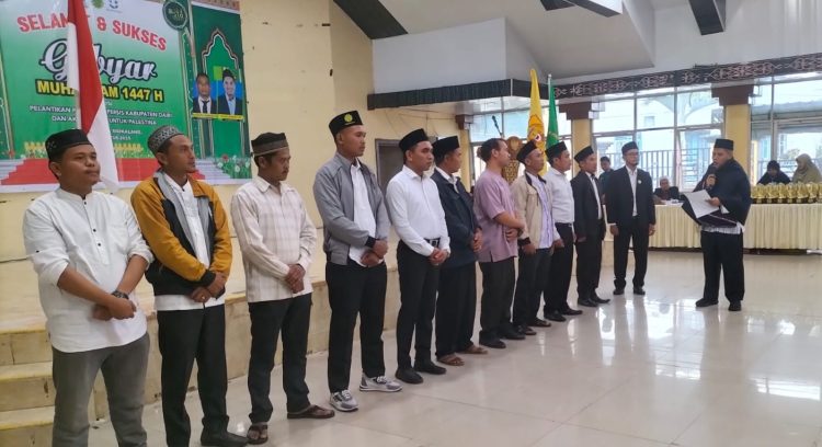 Lantik PD Persis Dairi, Anggota DPD RI M Nuh Apresiasi Aksi Donasi untuk Palestina Wujud Kepedulian