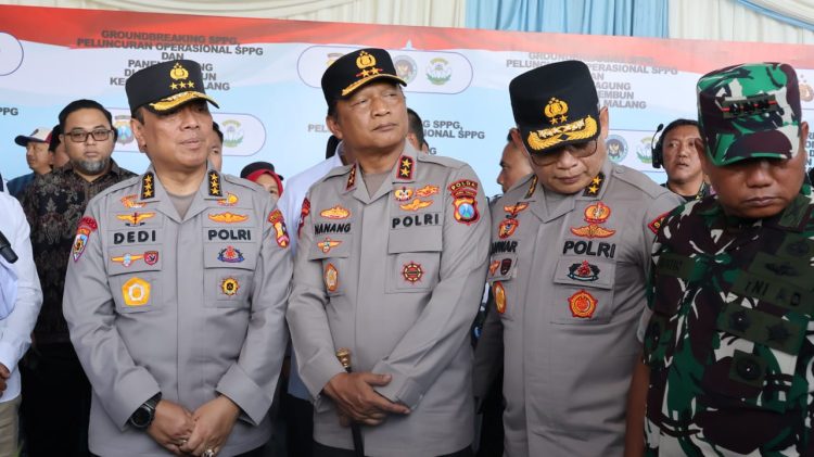 Polri Resmikan 8 SPPG Operasional Dan Groundbreaking 205 Unit Serentak Se-Indonesia