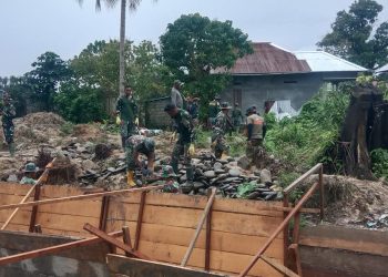 Reol Raksasa Jadi Tantangan Berat Satgas TMMD 125 Kodim 1506/Namlea di Buru Selatan