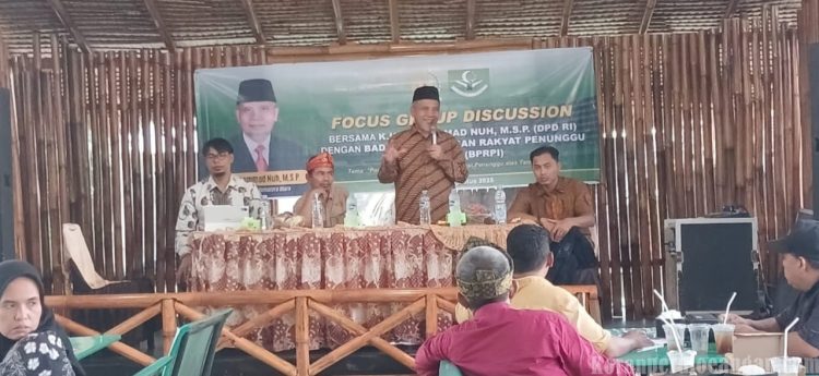 Serap Aspirasi Masyarakat, Anggota DPD RI M Nuh Gelar Diskusi dengan Rakyat Adat Perunggu