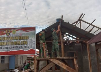 Pasiter Kodim 1506/Namlea: TMMD ke-125 Bangun Infrastruktur dan Tingkatkan Kesejahteraan Warga Buru Selatan