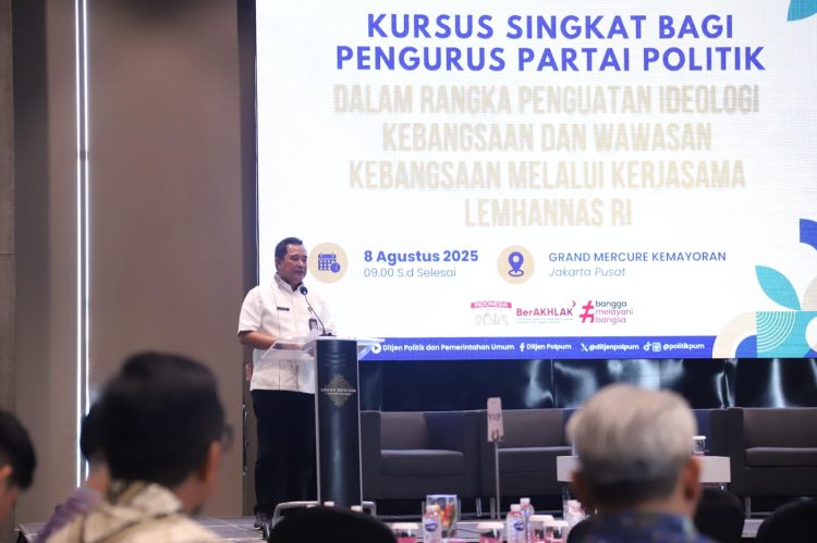 Ditjen Polpum Gelar Kursus Kebangsaan Pengurus DPP Partai Politik
