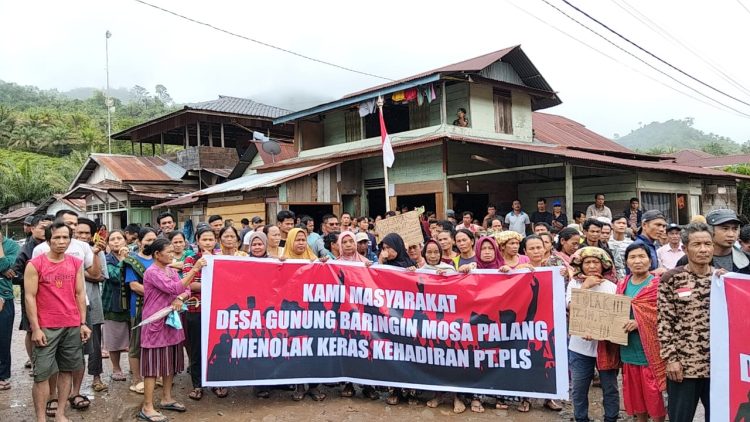 GEMMA PETA INDONESIA Dukung Penolakan Warga Tapsel terhadap PT PLS: Kami Percaya Presiden Prabowo Berpihak pada Rakyat!