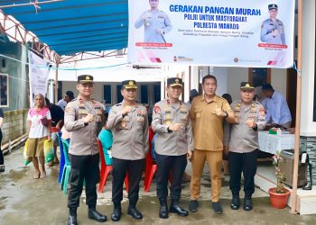 Polresta Manado Gelar Pasar Murah Sambut HUT RI ke-80 di Dua Lokasi