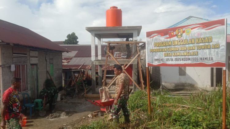 TMMD ke-125 Kodim 1506/Namlea Percepat Pembangunan dan Pemberdayaan di Buru Selatan