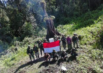 Pos Denom Yonif 751/VJS Patroli Patok Perbatasan, Pastikan Keutuhan Batas Negara