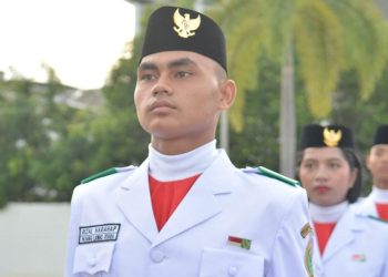Bangga! Al Fahrizal Harahap Santri Ponpes Islamiyah Gunung Raya Jadi Paskibraka Provinsi Sumut 2025