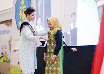 Ny Kahiyang Bobby Nasution Kukuhkan Maya Hasmita Sebagai Bunda Paud Labuhanbatu