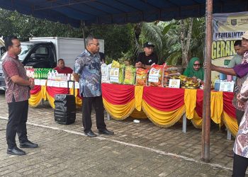 Dinas Ketahanan Pangan Asahan dan Camat Sei Kepayang Gelar Pasar Murah, Warga Terobati Bahagia