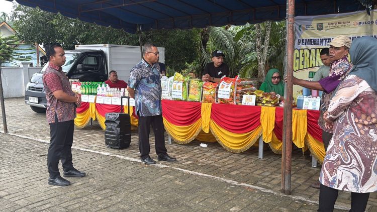 Dinas Ketahanan Pangan Asahan dan Camat Sei Kepayang Gelar Pasar Murah, Warga Terobati Bahagia