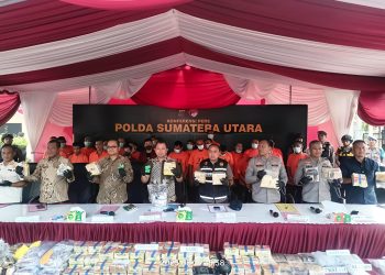 Polda Sumut Ungkap 603 Kasus Narkotika di Tiga Daerah, Amankan 829 Tersangka dan 473 Kg Sabu