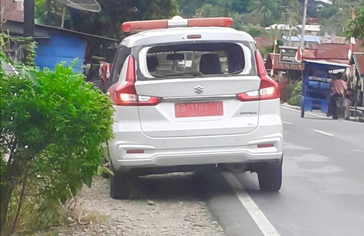 Kader Gerindra Diduga Melempar Mobil Ambulance,KAPUS Sayurmatinggi Disinyalir Tidak Berani Melapor Ke APH