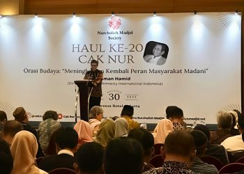 Haul ke-20 Cak Nur, Menghidupkan Kembali Peran Masyarakat Madani