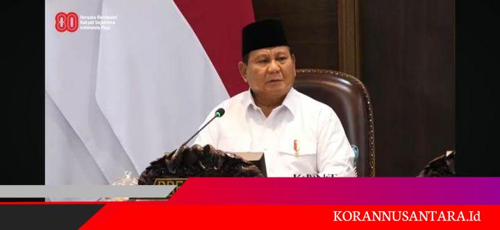Prabowo Puji Kinerja Para Menteri: 10 Bulan Penuh Kerja dan Prestasi