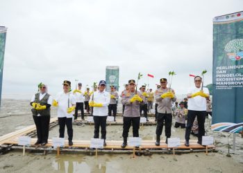 Jaga Alam, Kapolri Tanam Mangrove di Kalbar: Dorong Kepedulian untuk Lestarikan Lingkungan