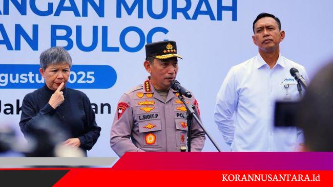 Kapolri Luncurkan Gerakan Pangan Murah, Perintahkan Jajaran Polri Antisipasi Penimbunan