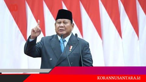 Tegas! Soal Tambang Ilegal, Prabowo: Mau Jenderal TNI-Polri hingga Kader Gerindra akan Kami Tindak