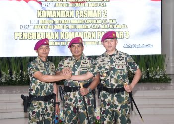 Mayjen TNI Marinir Ili Dasili Resmi Jabat Danpasmar 1 Gantikan Brigjen Ena Sulaksana