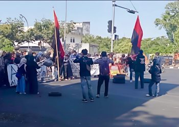 Unjuk Rasa Mahasiswa UINAM di Makassar Berlangsung Kondusif