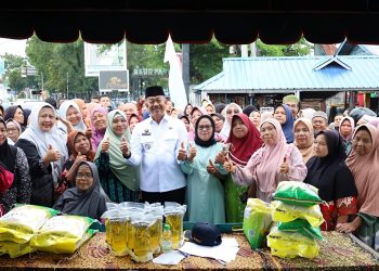 Pemkab Madina Kembali Gelar GPM di Panyabungan, Beras Murah Premium dan Minyakita Diserbu Warga