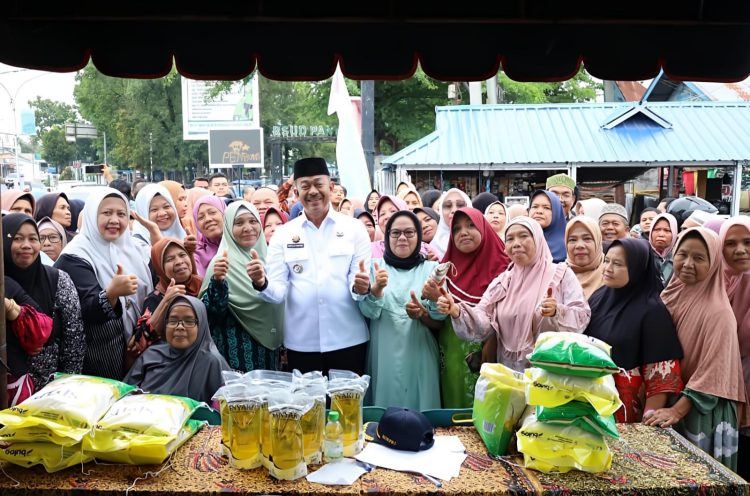 Pemkab Madina Kembali Gelar GPM di Panyabungan, Beras Murah Premium dan Minyakita Diserbu Warga