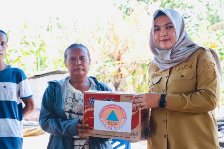 Respons Cepat Pemerintah Madina Untuk Korban Kebakaran di Desa Sibaruang